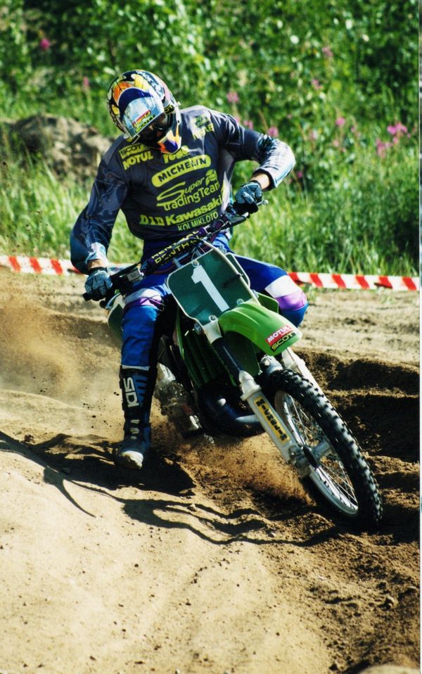 Marko Kovalainen. Vuoden 1994 Suoman mestari 250cc